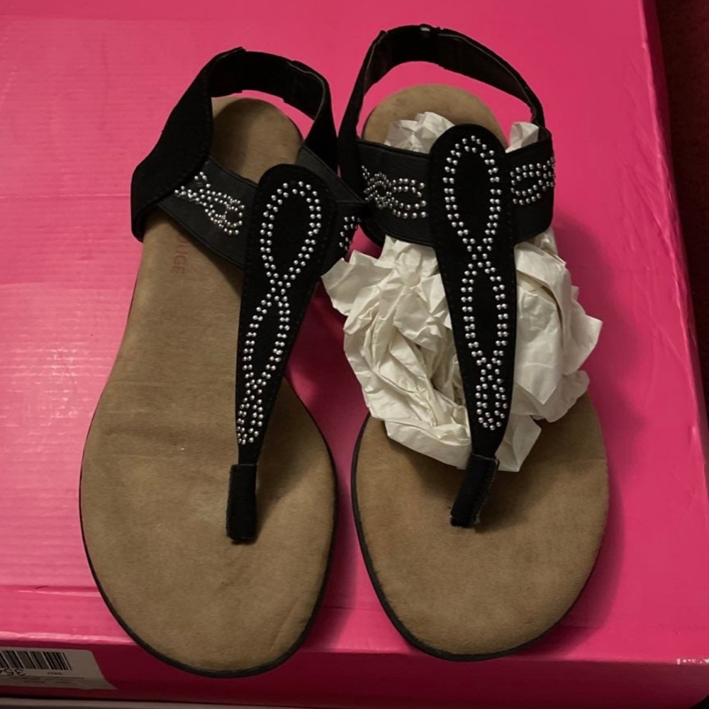 Black sandals